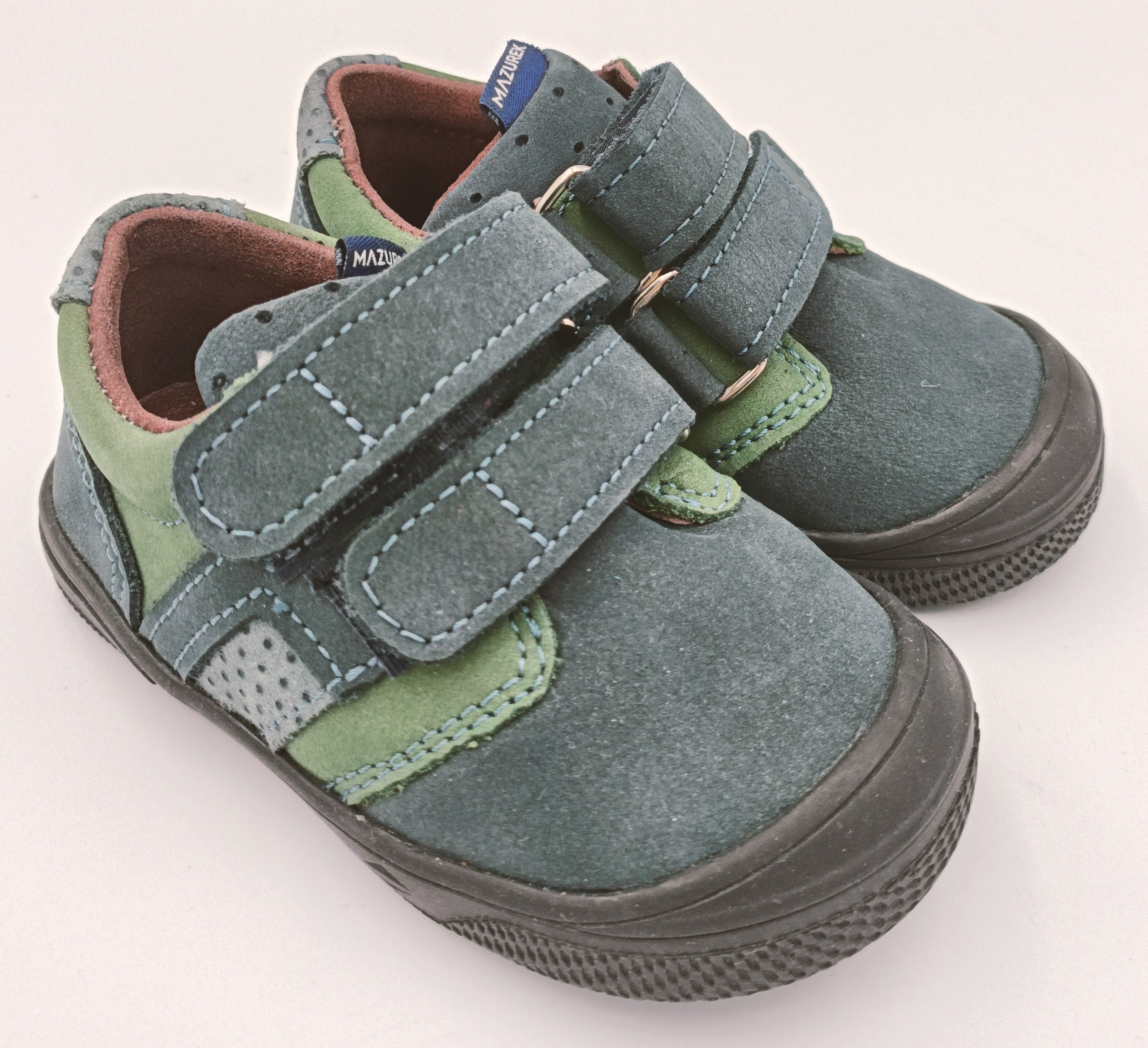 Mazurek Boys Leather Handmade Shoes /1361 navy_4176.jpg