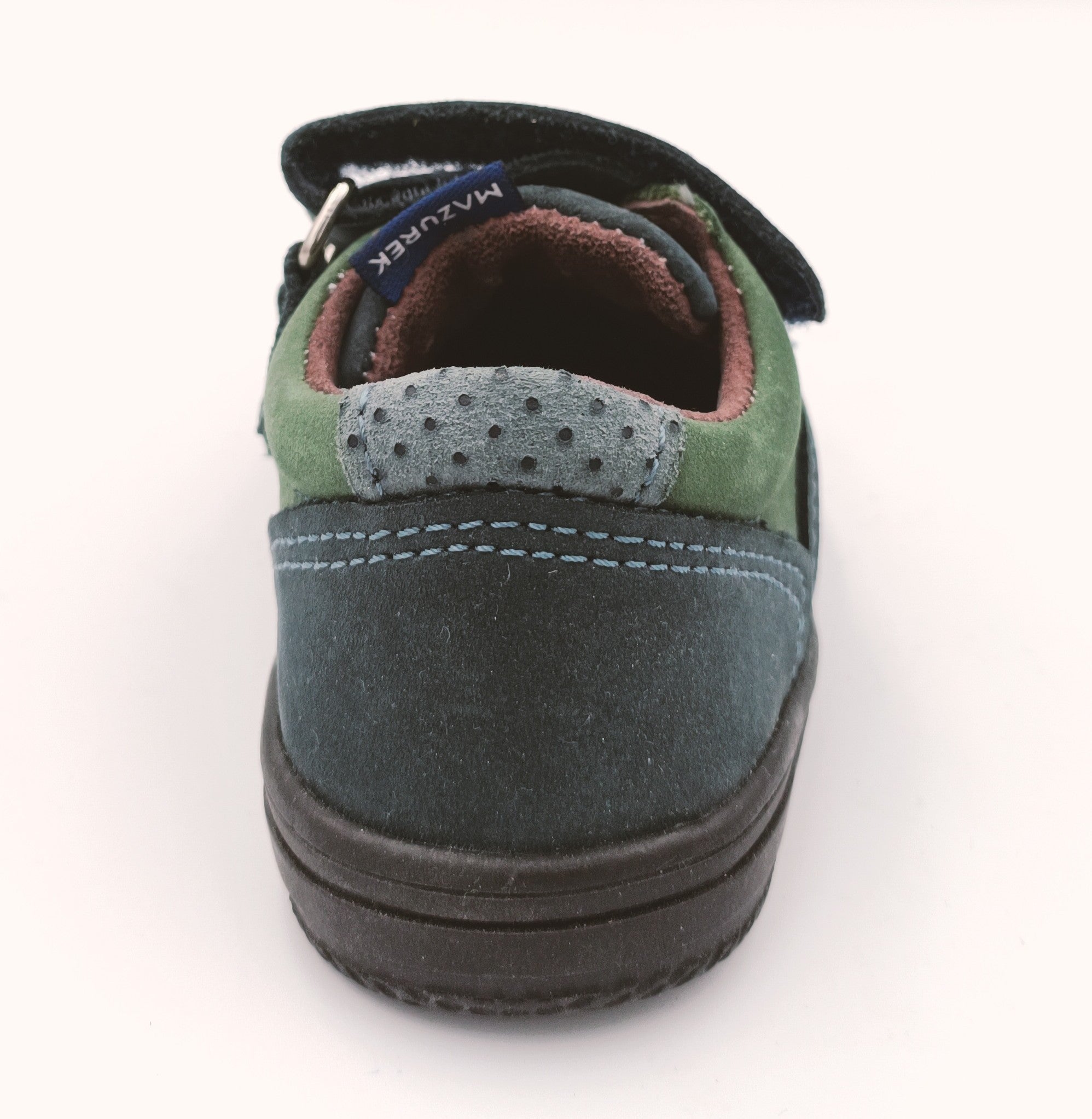 Mazurek Boys Leather Handmade Shoes /1361 navy_4177.jpg