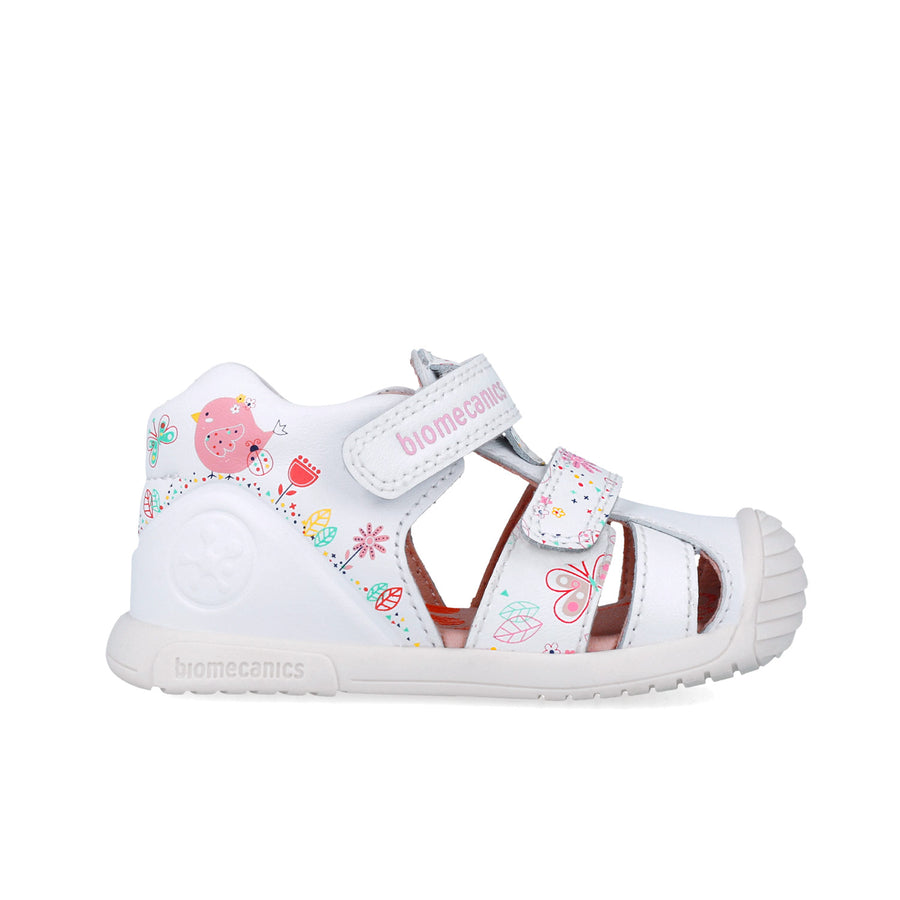 Biomecanics first steps sandals for baby girl/ 252107-B050 Blanco