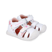 Biomecanics first steps sandals for baby girl/ 252107-B050 Blanco
