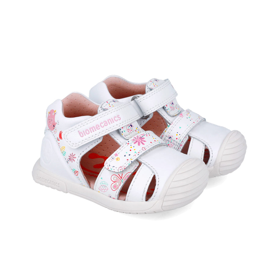 Biomecanics first steps sandals for baby girl/ 252107-B050 Blanco