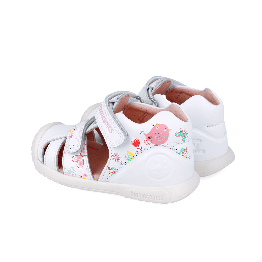 Biomecanics first steps sandals for baby girl/ 252107-B050 Blanco