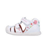 Biomecanics first steps sandals for baby girl/ 252107-B050 Blanco