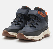 Geox boys boots /Autumn-Winter /waterproof, breathable /Navy blue, orange J36LCG C0045