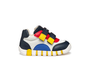 Geox Boy's first steps sneakers /White /Navy /B3555C C0899