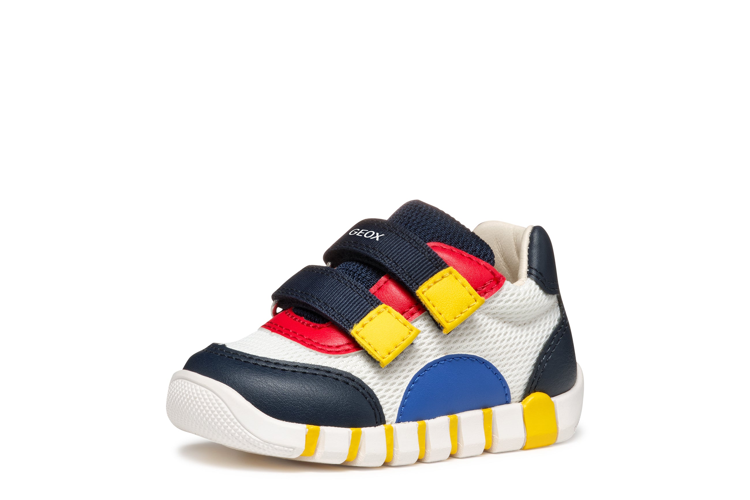 Geox Boy's first steps sneakers /White /Navy /B3555C C0899