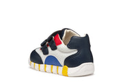 Geox Boy's first steps sneakers /White /Navy /B3555C C0899