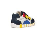 Geox Boy's first steps sneakers /White /Navy /B3555C C0899