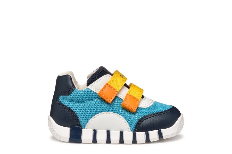 Geox Iupidoo Boys first steps sneakers /Ocean/Navy /B3555C