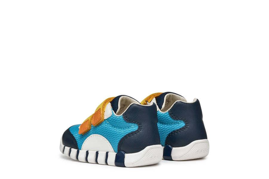 Geox Iupidoo Boys first steps sneakers /Ocean/Navy /B3555C