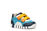 Geox Iupidoo Boys first steps sneakers /Ocean/Navy /B3555C