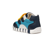 Geox Iupidoo Boys first steps sneakers /Ocean/Navy /B3555C