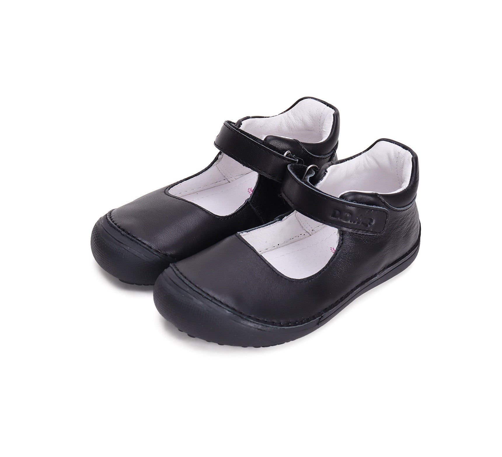 D.D.step girls leather/ barefoot/ school ballerinas/ Black H063-42716C_4027.jpg