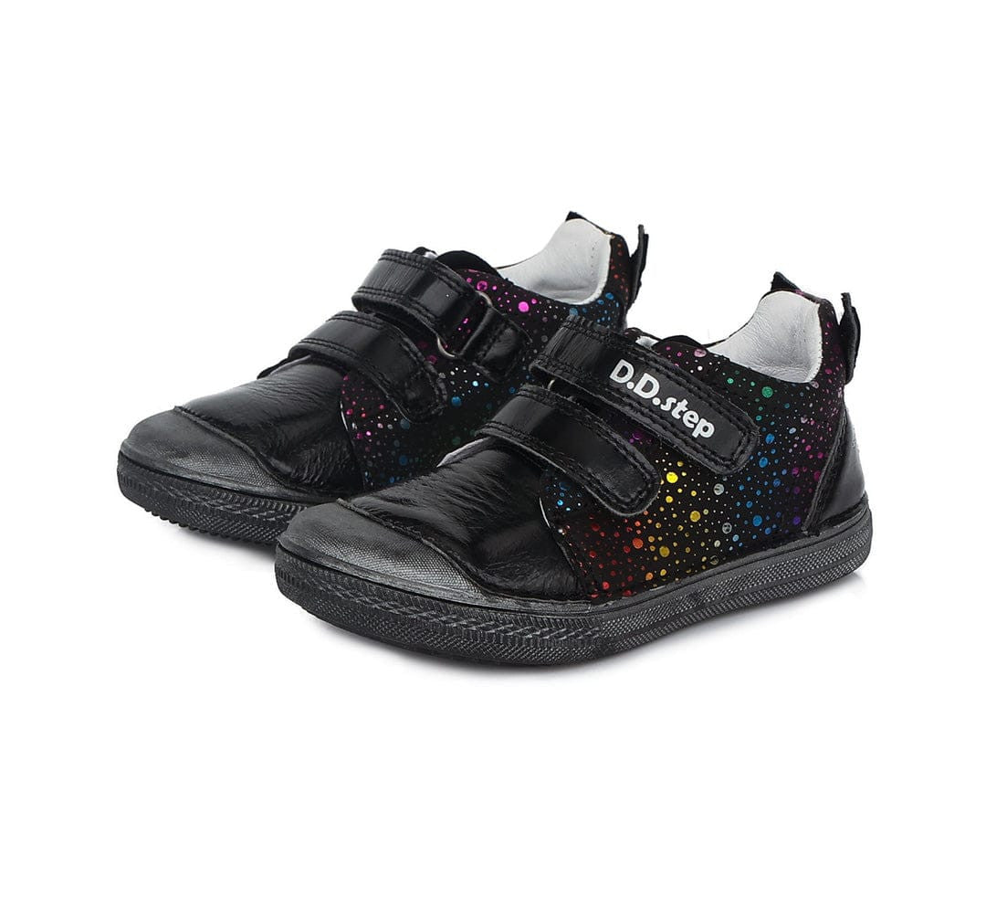 D.D.step girls black leather shoes S049-468M_350.jpg