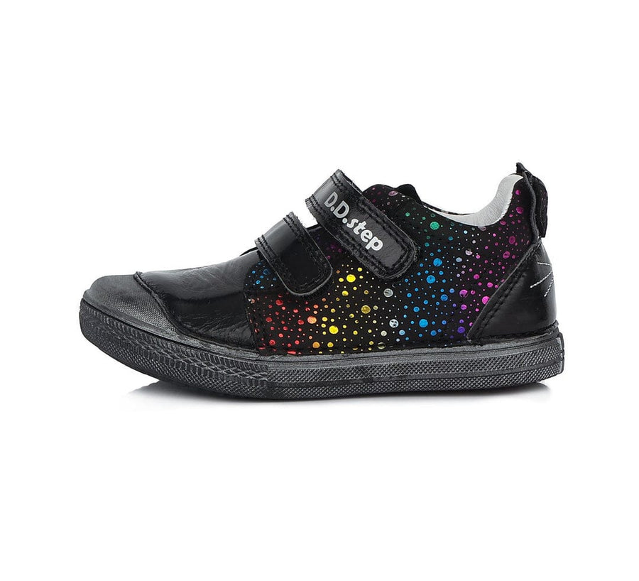 D.D.step girls black leather shoes S049-468M_351.jpg