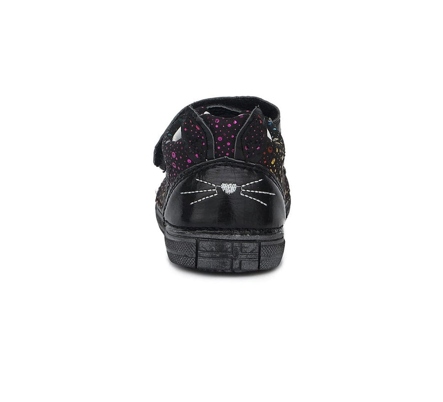 D.D.step girls black leather shoes S049-468M_352.jpg