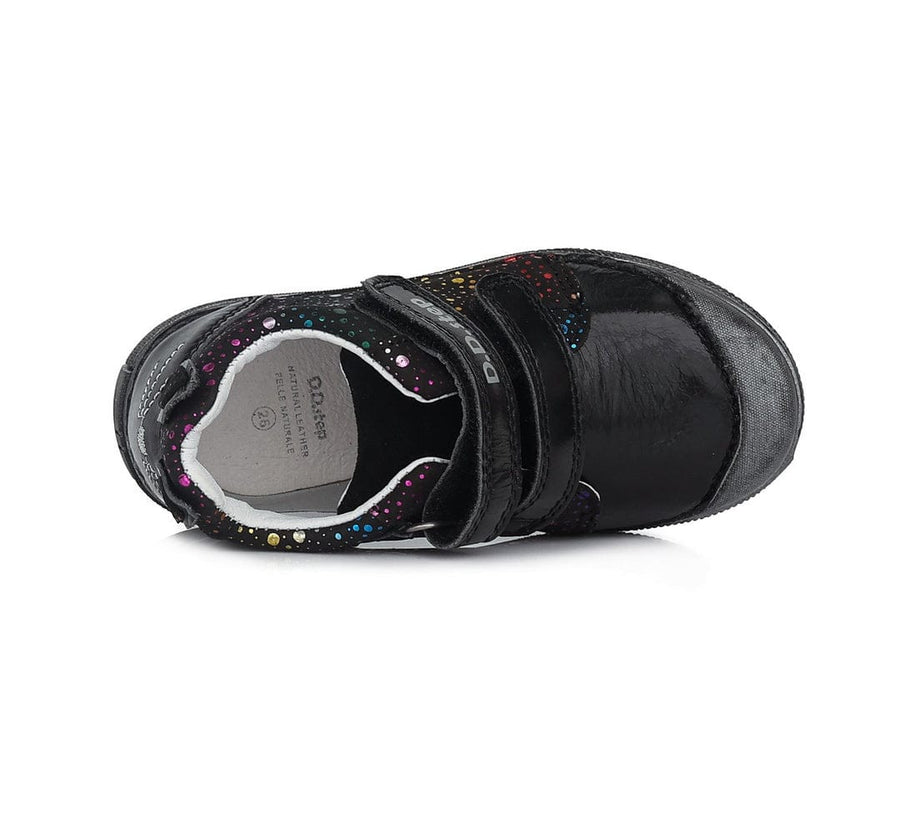 D.D.step girls black leather shoes S049-468M_354.jpg