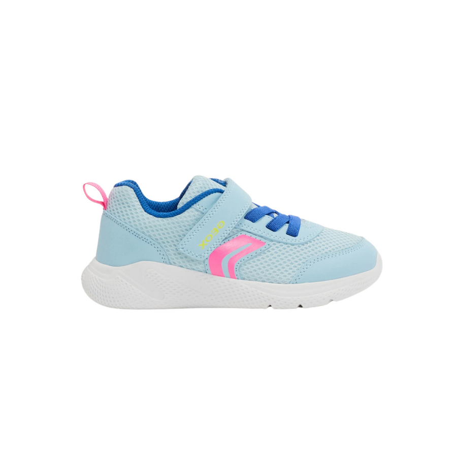 GEOX Loftus Velcro girls  sneakers/ breathable sole/ Sky/Royal J36FWB CM 4K4