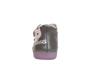 D.D.step girls leather/ first steps/ glow in dark/ Dark Grey S066-42820A_4067.jpg
