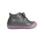 D.D.step girls leather/ first steps/ glow in dark/ Dark Grey S066-42820A_4069.jpg