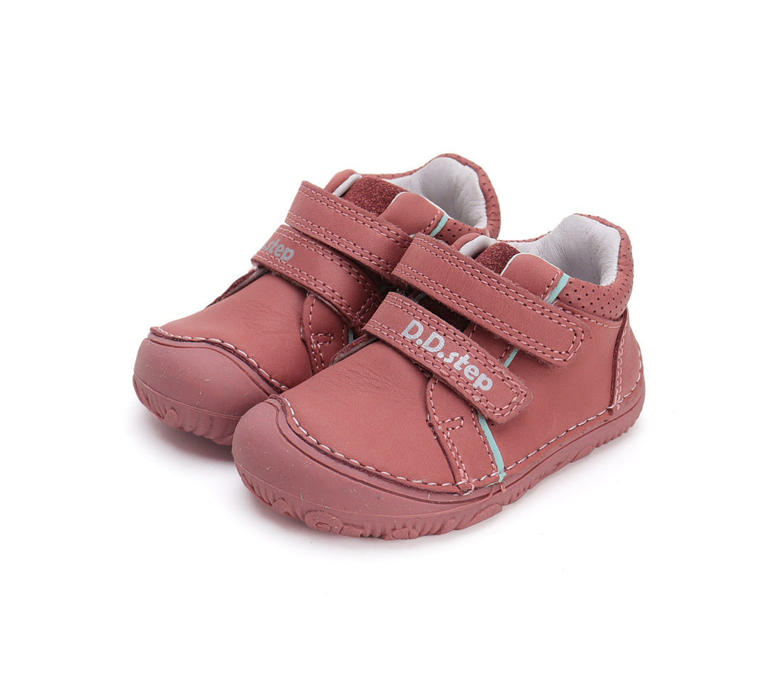 D.D.step girls barefoot leather shoes /Dark Pink S073-42466BM_4070.jpg