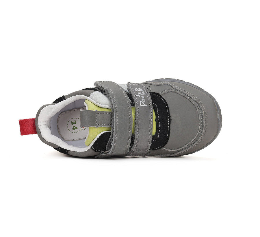 Ponte20 boys supinated leather shoes/ Dark grey DA03-4-1723_3336.jpg