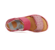 D.D.step girls barefoot leather sandals /Dark pink G076-41539_3592.jpg