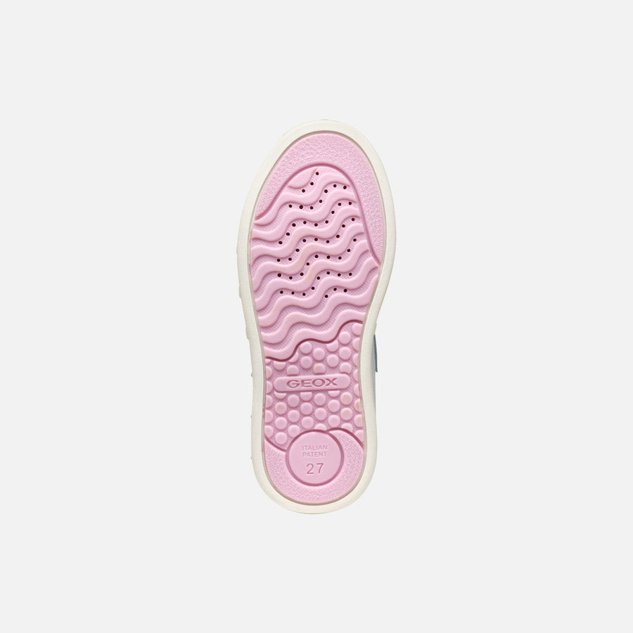 Geox Skylin Girl Shoes with lights / white/pink J558WA C0406