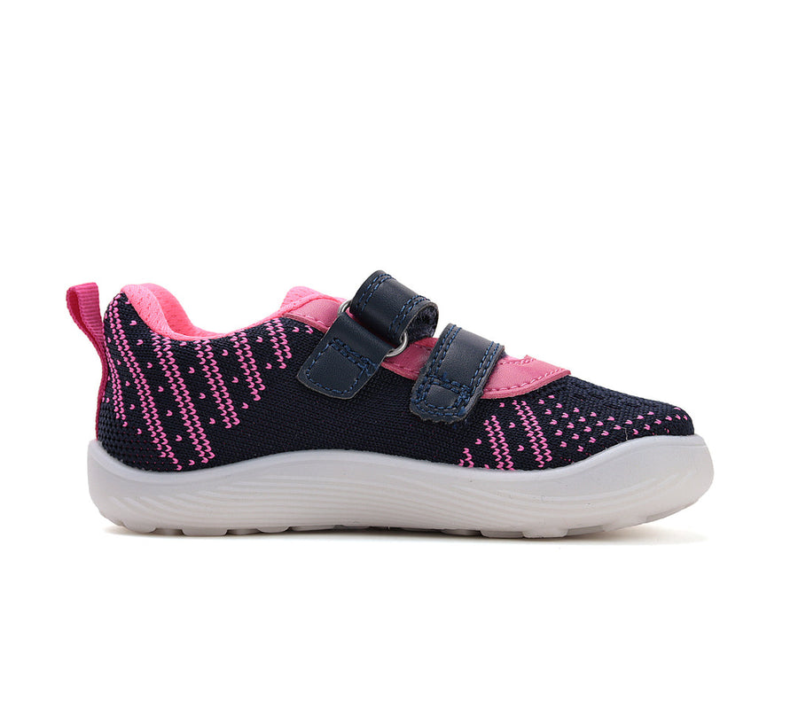 D.D.step girls lightweight runners /barefoot /Royal Blue  F093-51399D