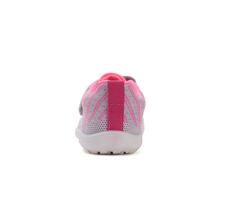 D.D.step girls lightweight runners /barefoot /Light Grey F093-51399E
