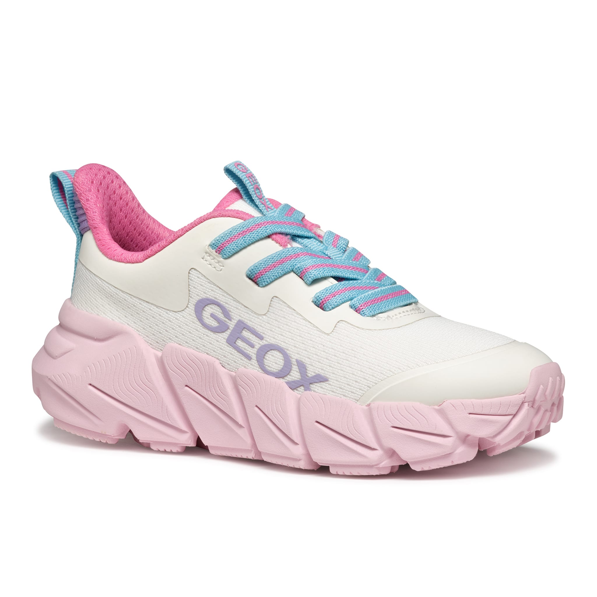 GEOX Flexyper girls sneakers /White, Pink /J55N5A