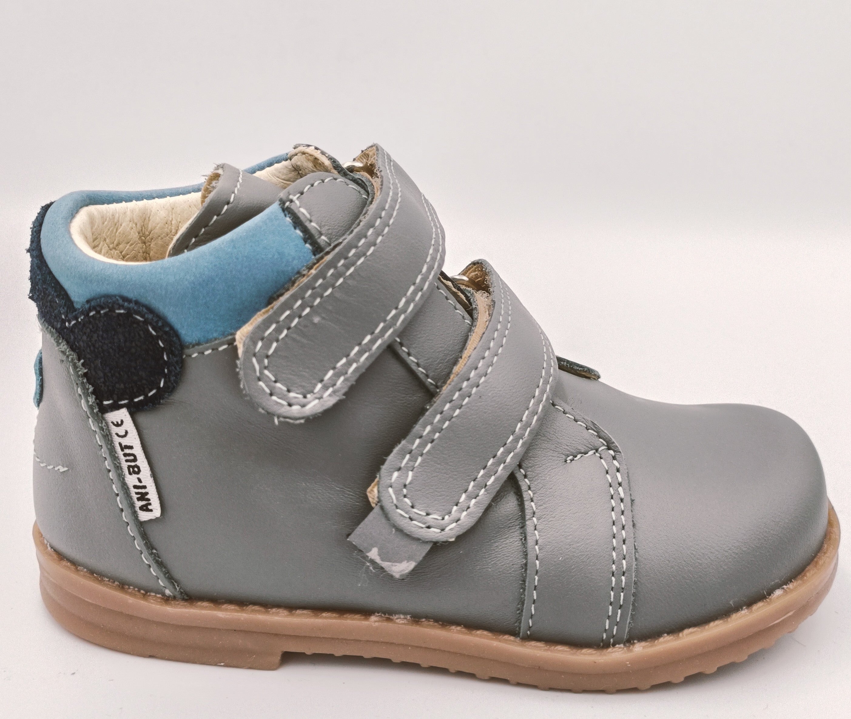 Ani-But boys prophylactic boots with Thomas heel /Toddlers /Grey, blue bear 232_4229.jpg