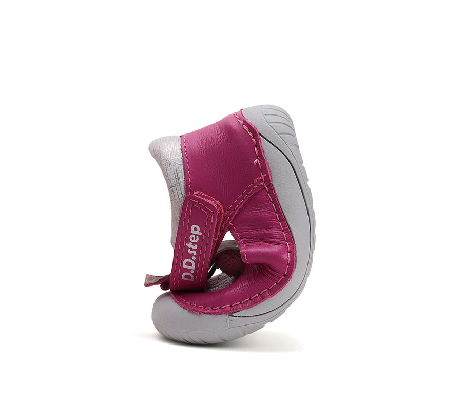 D.D.step girls barefoot/ first steps ballerinas/ sandals /Dark Pink H070-51968A