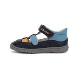 D.D.step boys barefoot leather sandals/Royal Blue H077-51332A
