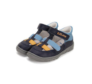 D.D.step boys barefoot leather sandals/Royal Blue H077-51332A