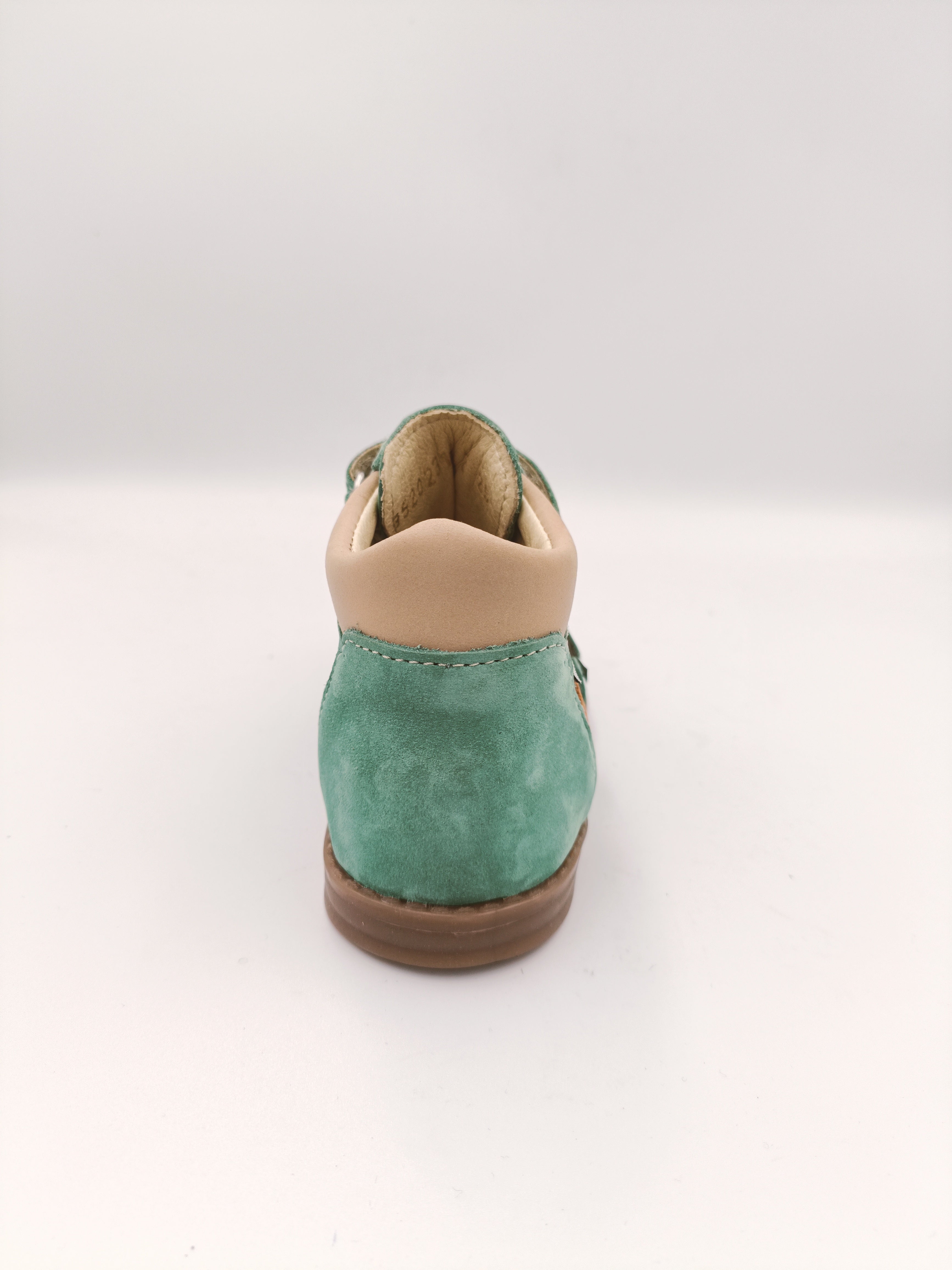 Ani-But boys prophylactic boots with Thomas heel /first steps /Green, beige, orange 248