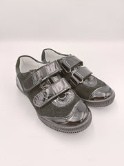 Gaspar girls leather shoes with ARCH SUPPORT /Black