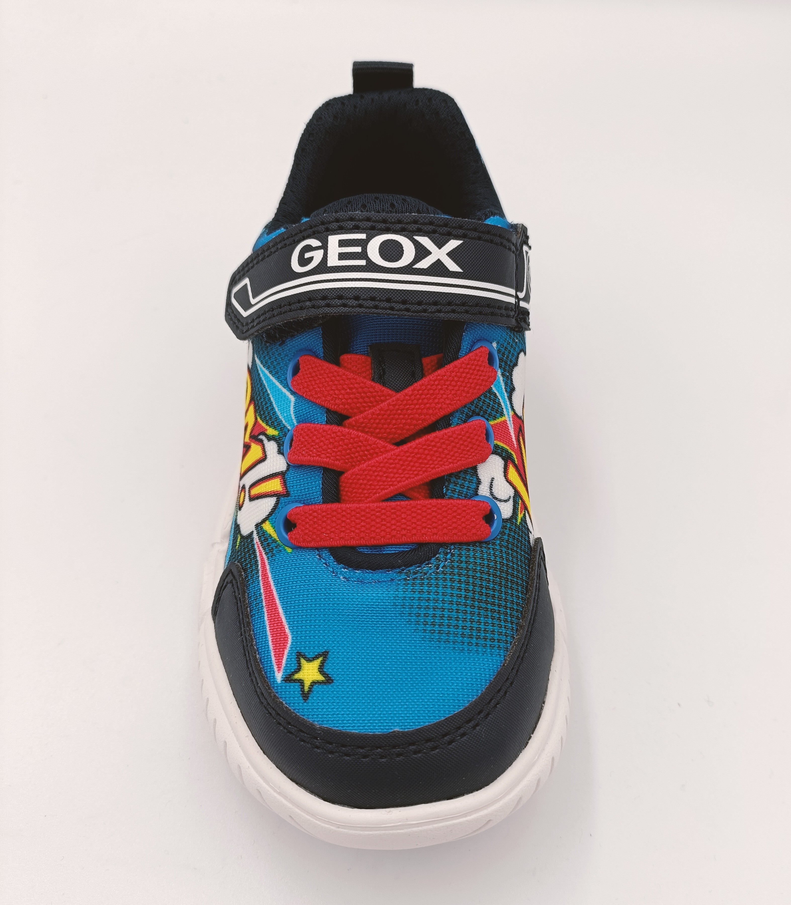 GEOX Wroom Junior /sneakers with lights/ Royal/RED J55GAD