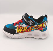GEOX Wroom Junior /sneakers with lights/ Royal/RED J55GAD