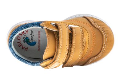 Pablosky boys leather boots/ Yellow 048081