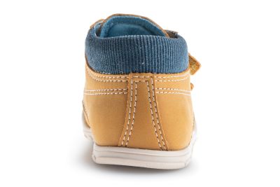 Pablosky baby boy yellow leather boots 045182