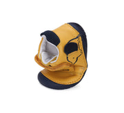 D.D.step boys barefoot/ water-repellence leather shoes/ Yellow S070-42919