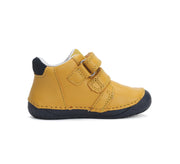 D.D.step boys barefoot/ water-repellence leather shoes/ Yellow S070-42919