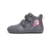 D.D.step girls leather/ barefoot boots /water repellence/ Dark Grey A063-42804A