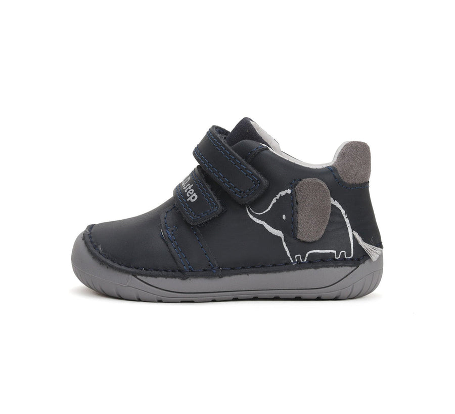 D.D.step boys barefoot/ water-repellence leather shoes/Royal Blue  S070-42919A