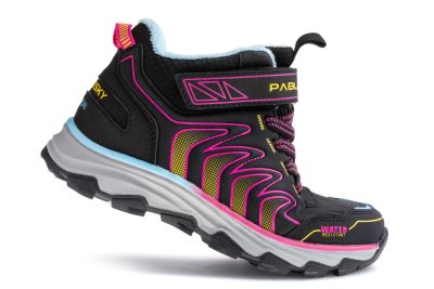 Pablosky black girls sneakers/ Water- resistant/ KANSAI 978970