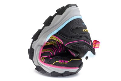 Pablosky black girls sneakers/ Water- resistant/ KANSAI 978970