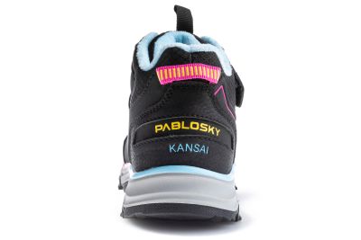 Pablosky black girls sneakers/ Water- resistant/ KANSAI 978970