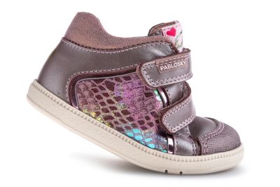 Pablosky girls leather boots/ Pink/ Lilac SAX 047460