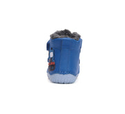 D.D.step boys leather/ barefoot /warm lining/ water-repellence boots/ Royal Blue W070-42154A